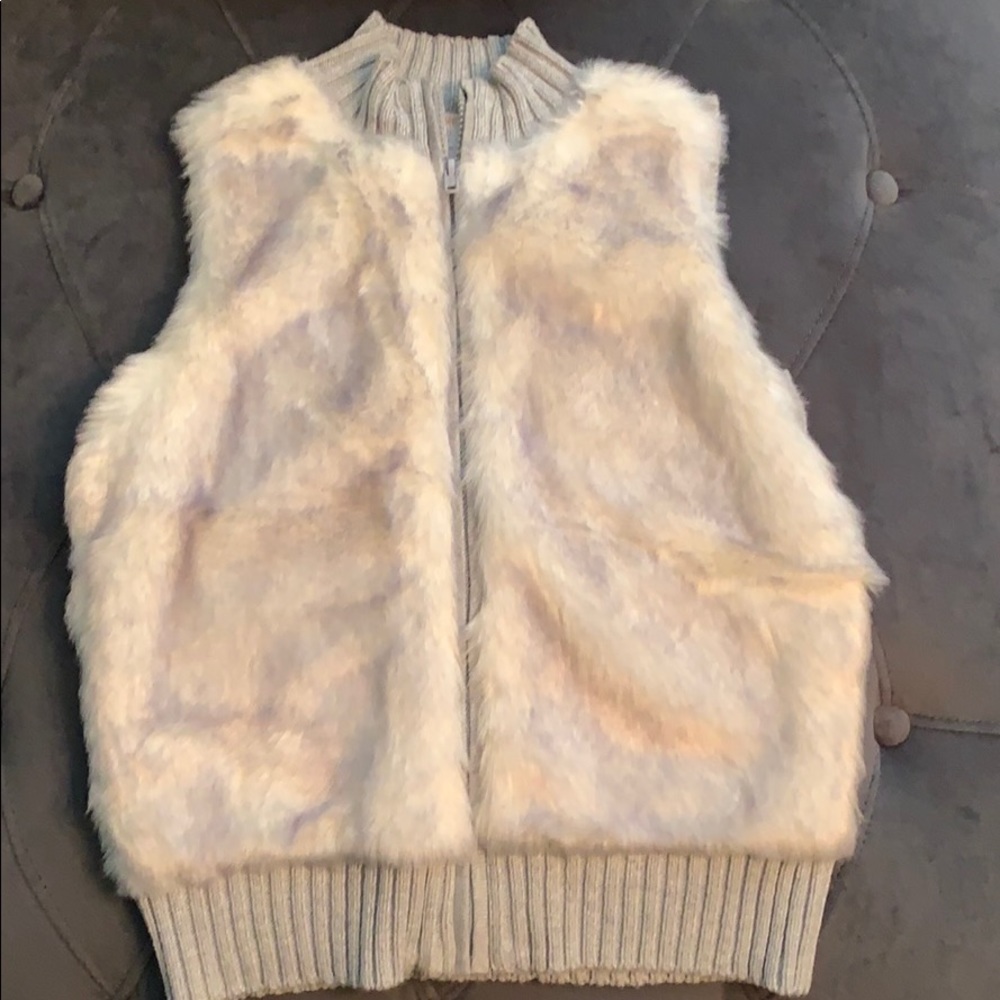 Gymboree Faux Fur Sweater Vest